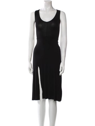 Reformation Scoop Neck Knee-Length Dress