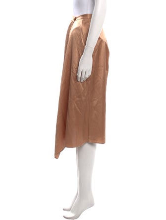 Reformation Silk Knee-Length Skirt