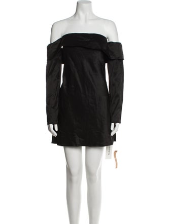 Reformation Off-The-Shoulder Mini Dress