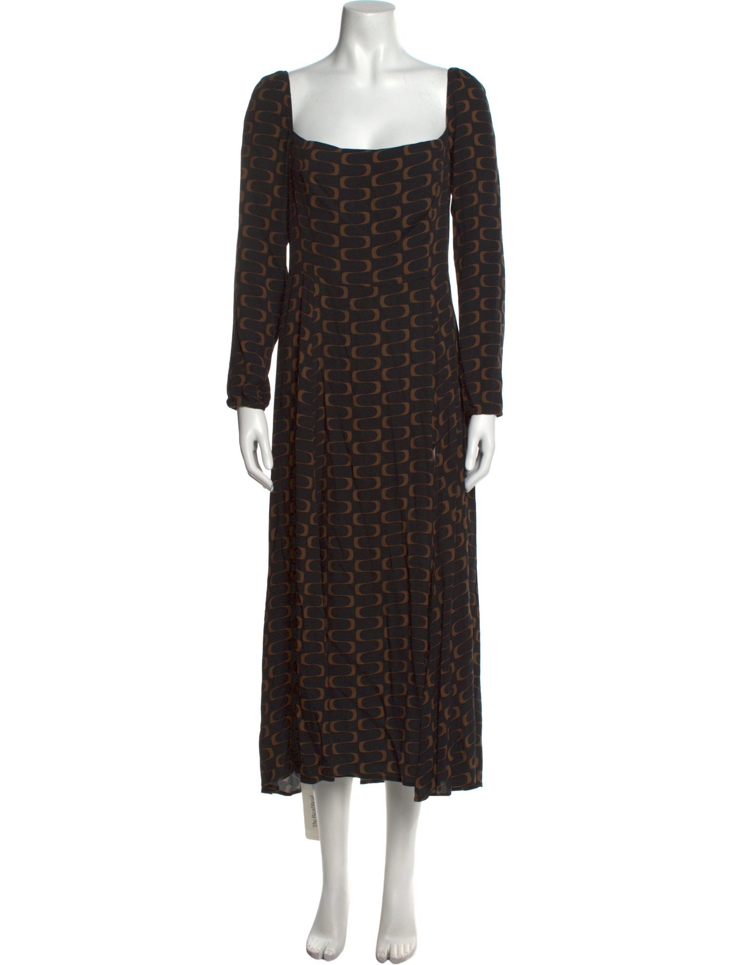 Reformation Printed Long Dress