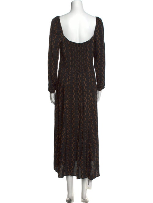 Reformation Printed Long Dress