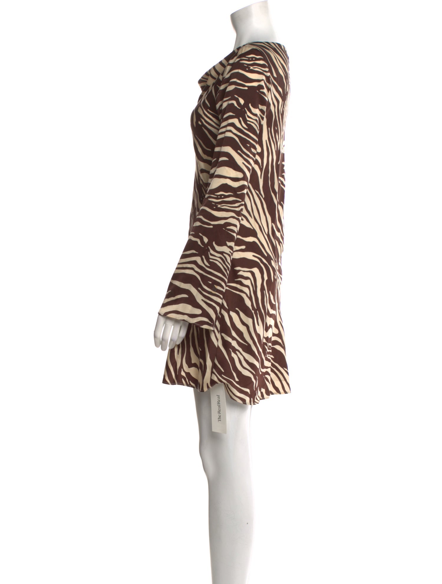 Reformation Animal Print Mini Dress