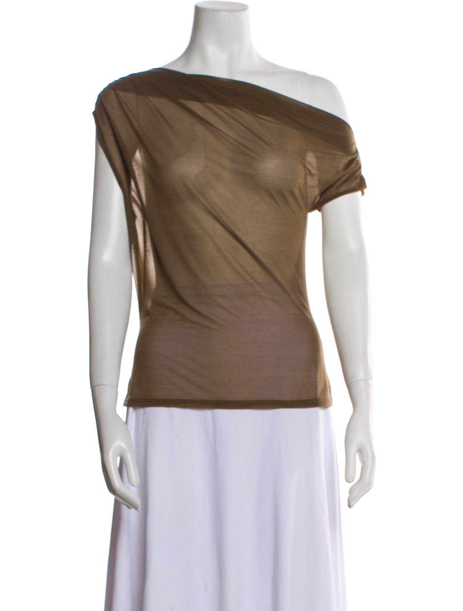 Reformation One-Shoulder Short Sleeve Top