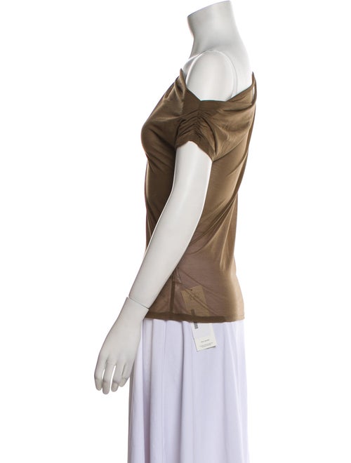 Reformation One-Shoulder Short Sleeve Top