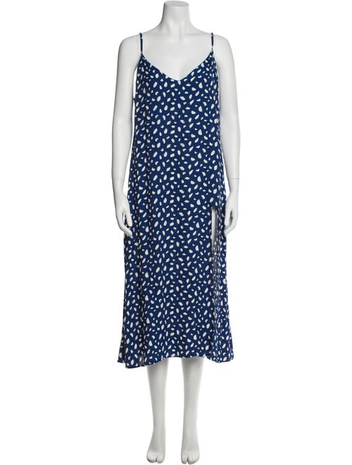Reformation Printed Long Dress