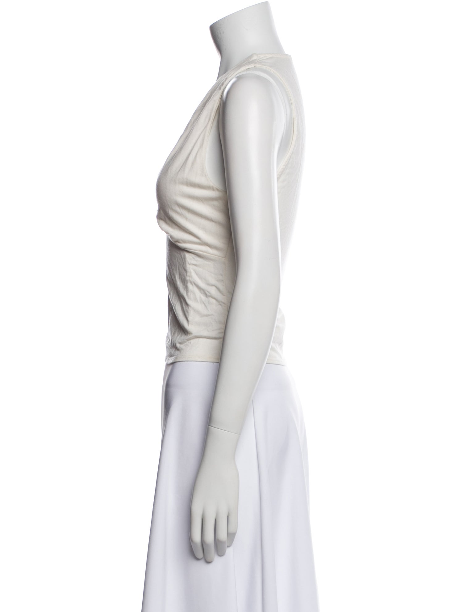 Reformation V-Neck Sleeveless Crop Top