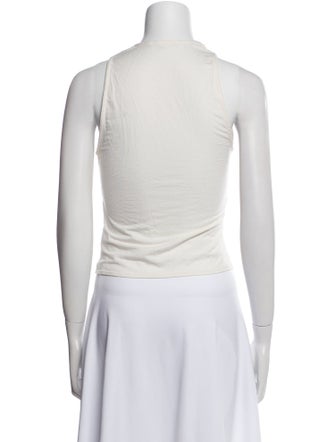 Reformation V-Neck Sleeveless Crop Top