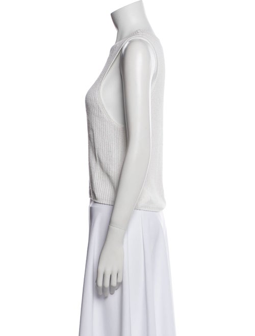 Reformation Crew Neck Sleeveless Crop Top