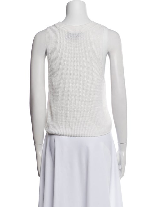 Reformation Crew Neck Sleeveless Crop Top