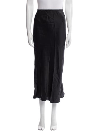 Reformation Silk Midi Length Skirt