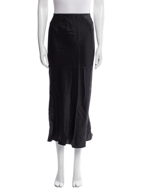 Reformation Silk Midi Length Skirt