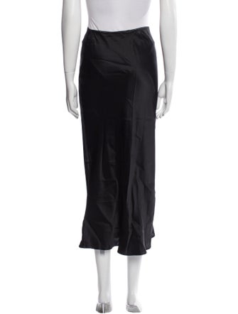 Reformation Silk Midi Length Skirt