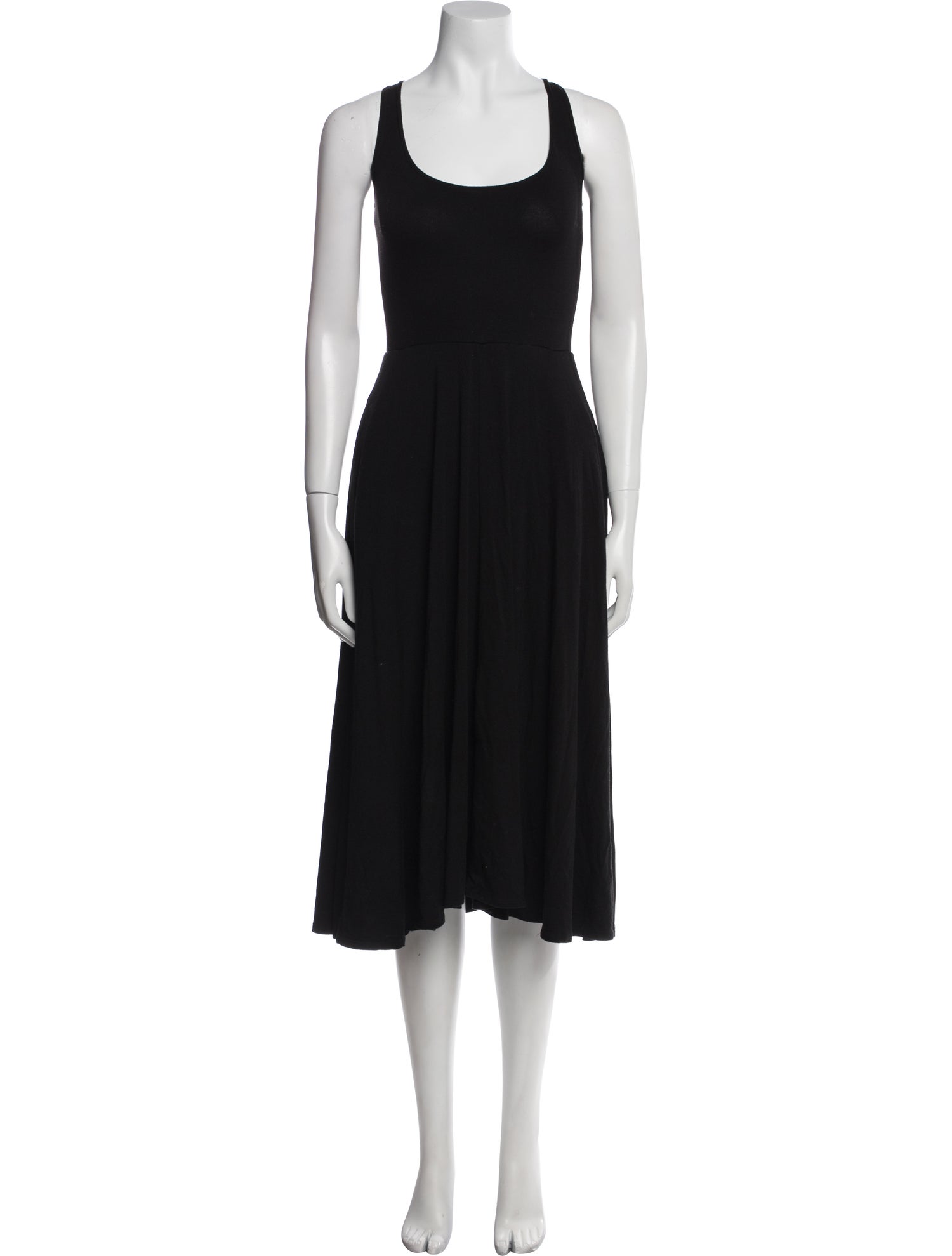 Reformation Scoop Neck Midi Length Dress