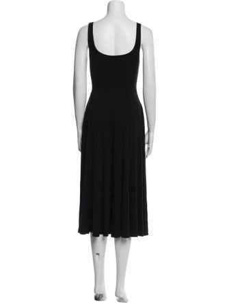 Reformation Scoop Neck Midi Length Dress