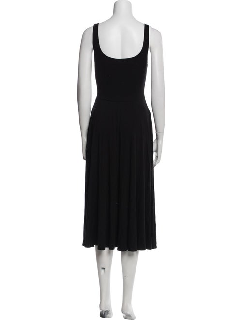 Reformation Scoop Neck Midi Length Dress