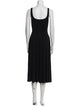 Reformation Scoop Neck Midi Length Dress