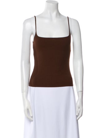 Reformation Square Neckline Sleeveless Top