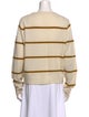 Reformation Cashmere Striped Sweater