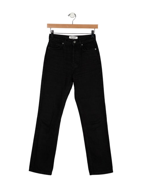 Reformation Mid-Rise Straight Leg Jeans