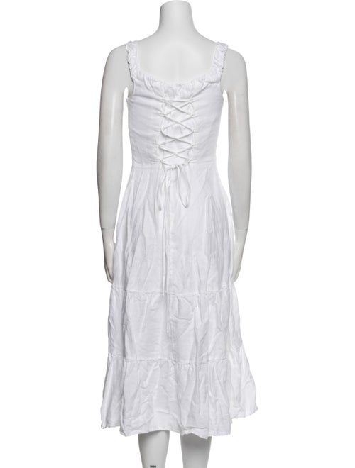 Reformation Linen Knee-Length Dress