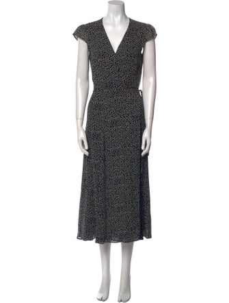 Reformation Printed Long Dress