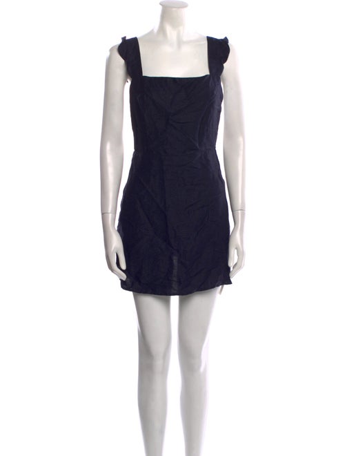 Reformation Square Neckline Mini Dress