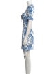 Reformation Floral Print Mini Dress