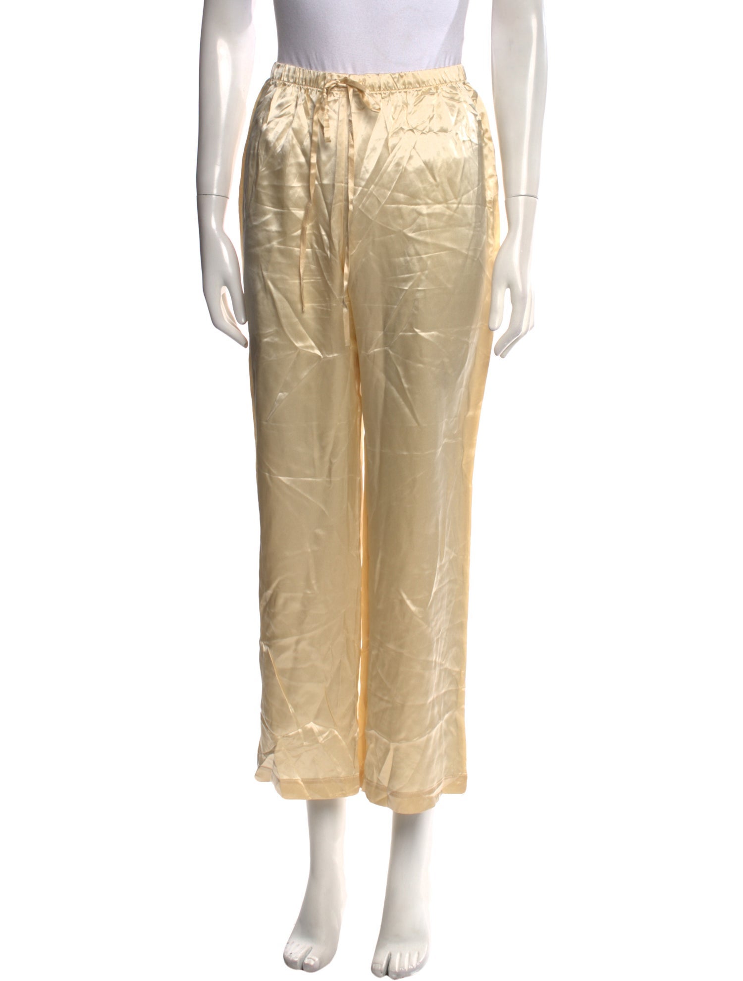 Reformation Silk Wide Leg Pants