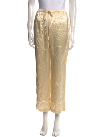 Reformation Silk Wide Leg Pants