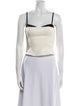 Reformation Square Neckline Sleeveless Crop Top