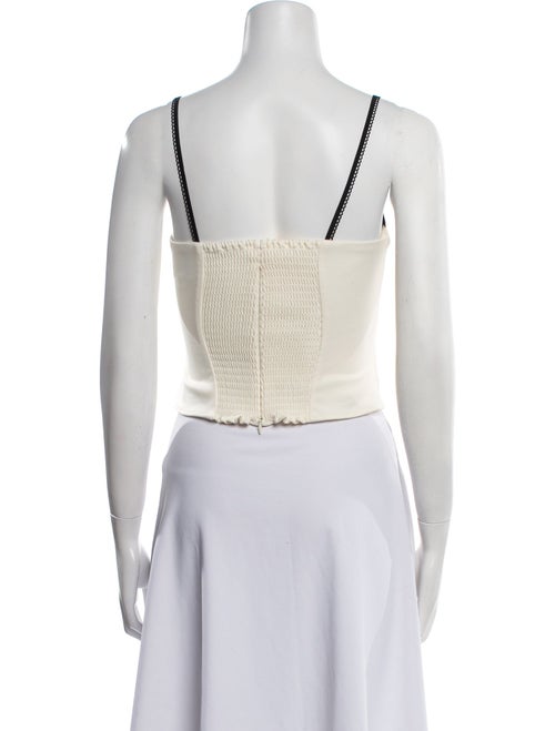 Reformation Square Neckline Sleeveless Crop Top