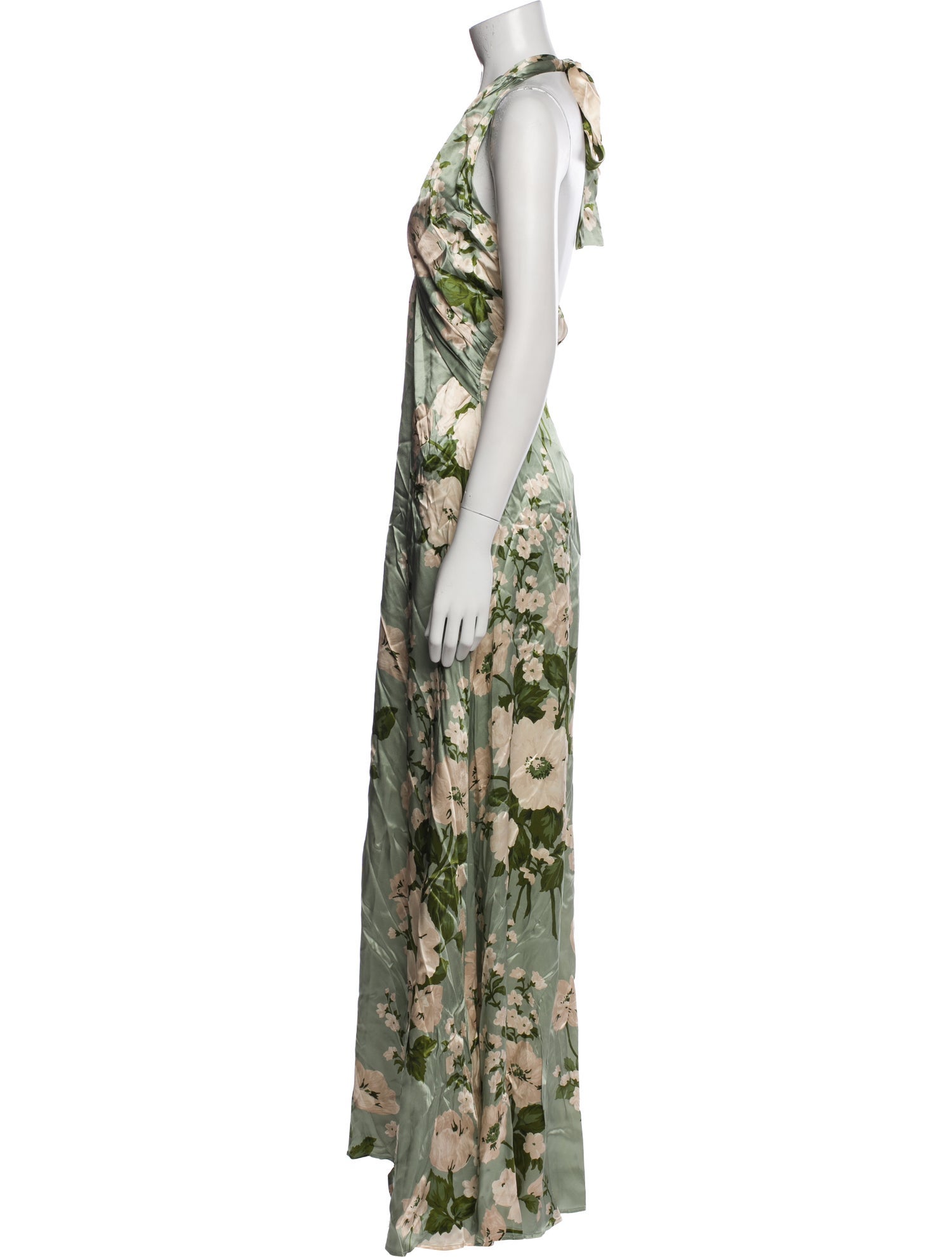 Reformation Silk Long Dress w/ Tags