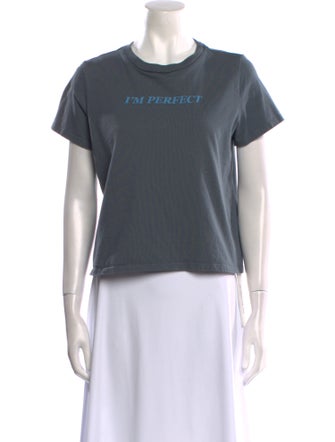 Reformation Graphic Print Crew Neck T-Shirt