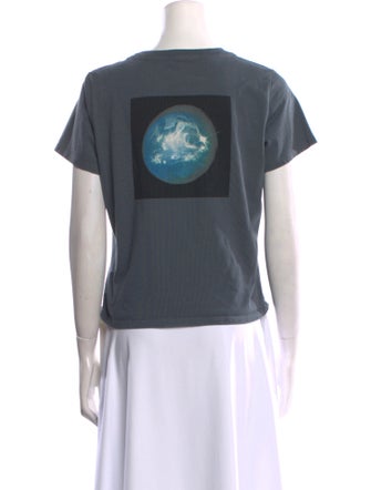 Reformation Graphic Print Crew Neck T-Shirt