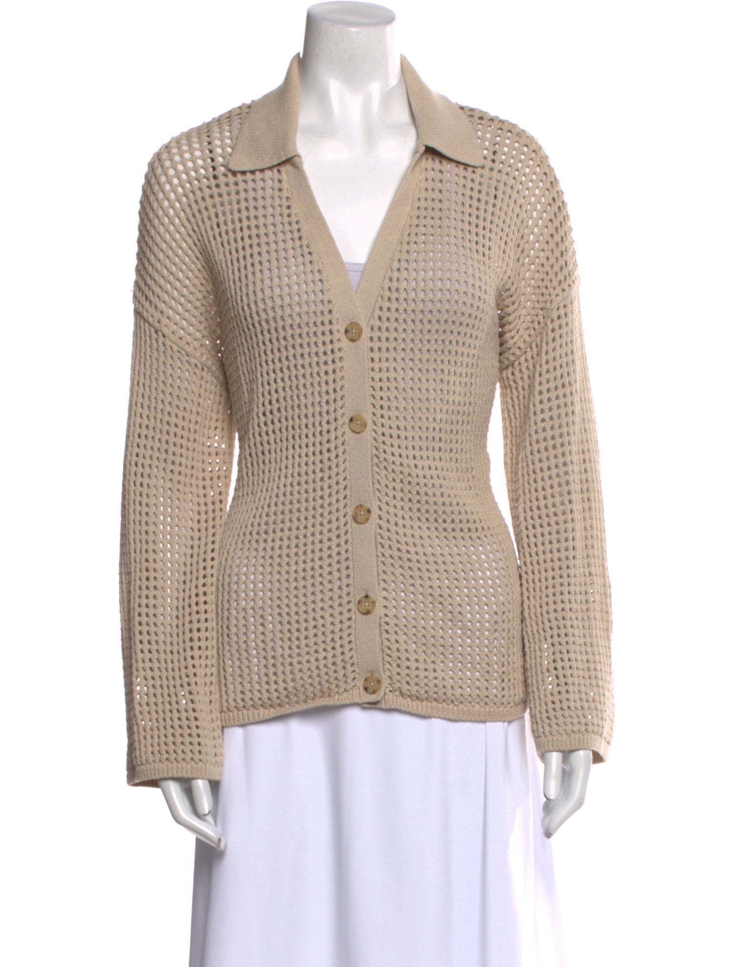 Reformation Long Sleeve Button-Up Top