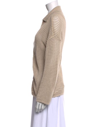 Reformation Long Sleeve Button-Up Top