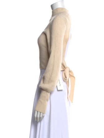 Reformation Cashmere Turtleneck Crop Top