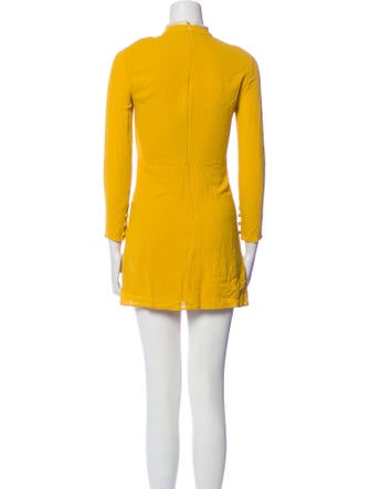 Reformation Mock Neck Mini Dress