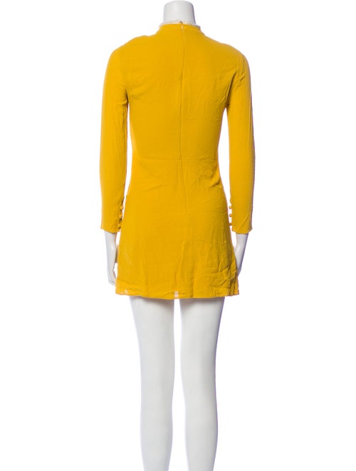 Reformation Mock Neck Mini Dress