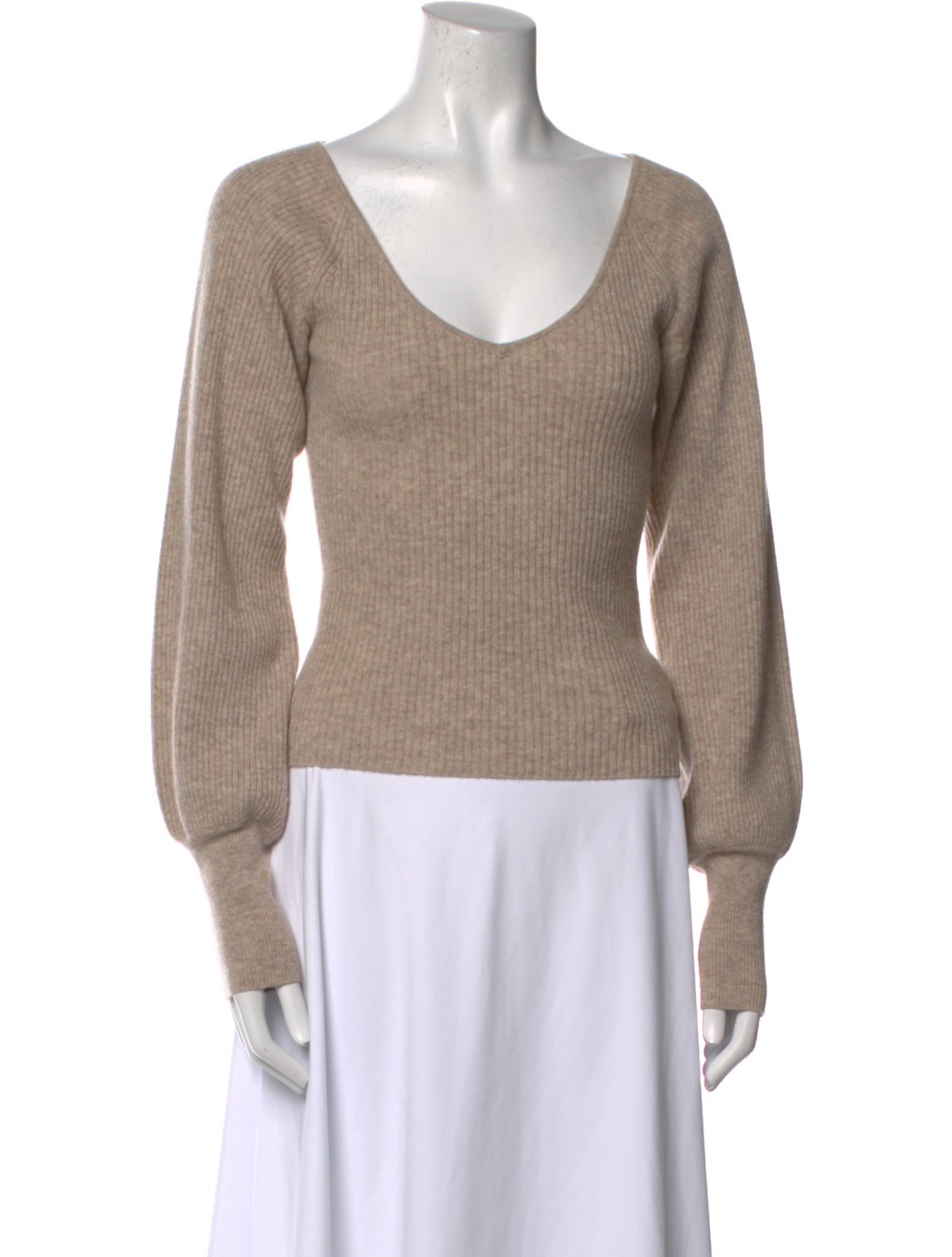 Reformation Cashmere V-Neck Sweater