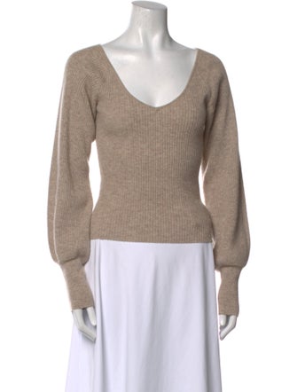 Reformation Cashmere V-Neck Sweater