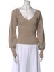 Reformation Cashmere V-Neck Sweater