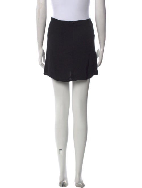 Reformation Ruffle Embellishment Mini Skirt