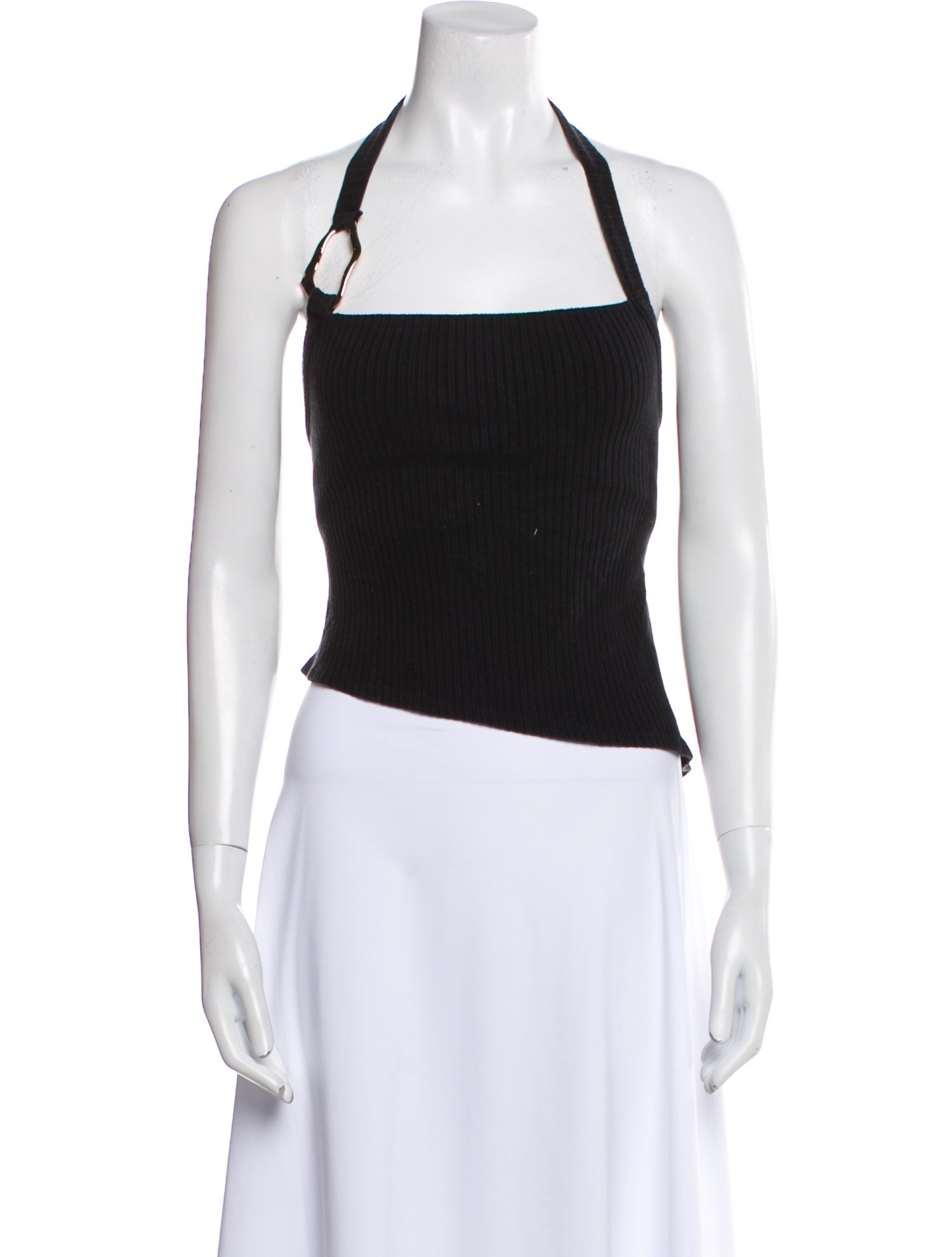 Reformation Square Neckline Sleeveless Crop Top