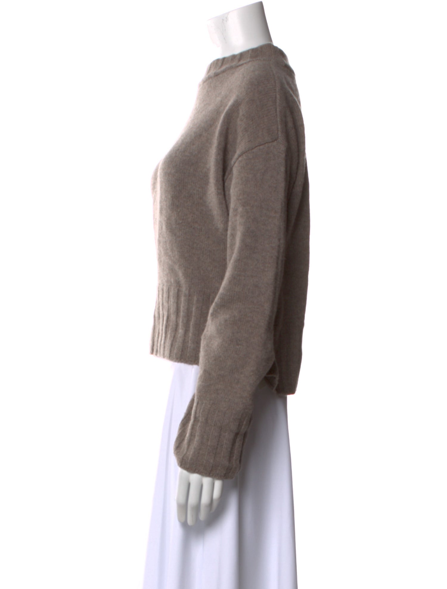 Reformation Merino Wool Mock Neck Sweater