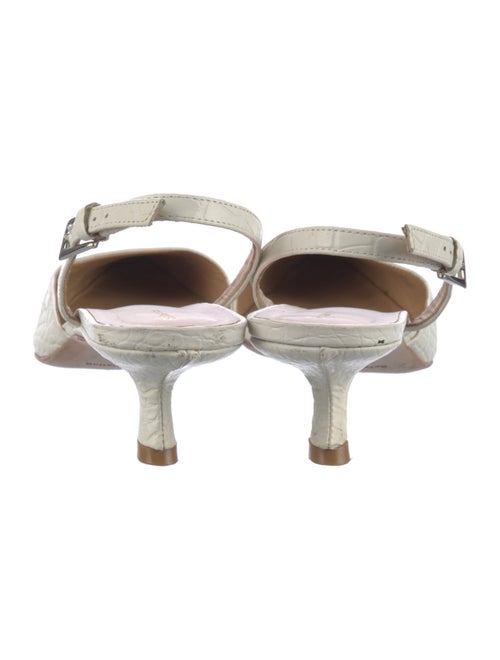 Reformation Leather Slingback Pumps