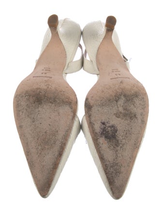 Reformation Leather Slingback Pumps