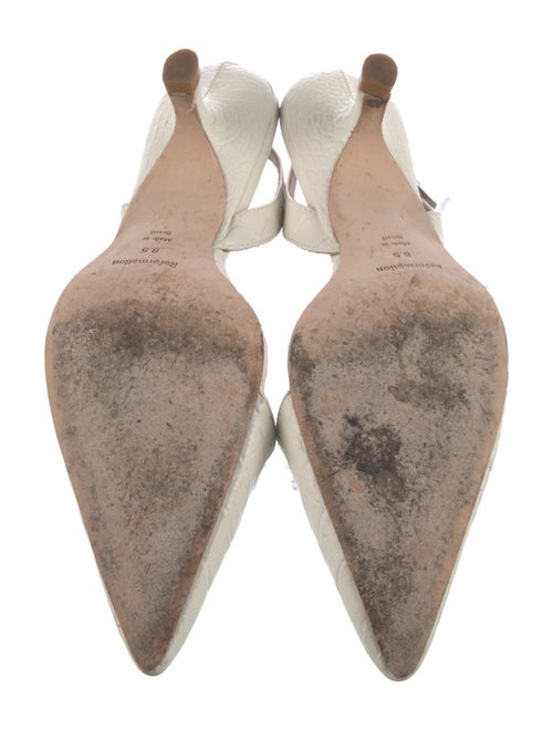 Reformation Leather Slingback Pumps