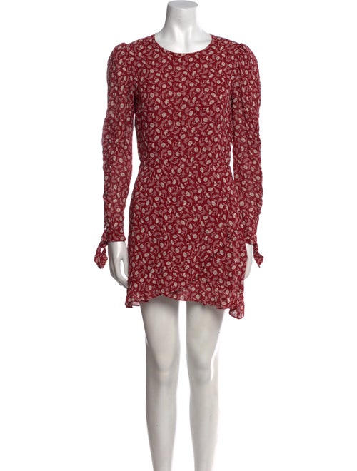 Reformation Floral Print Mini Dress