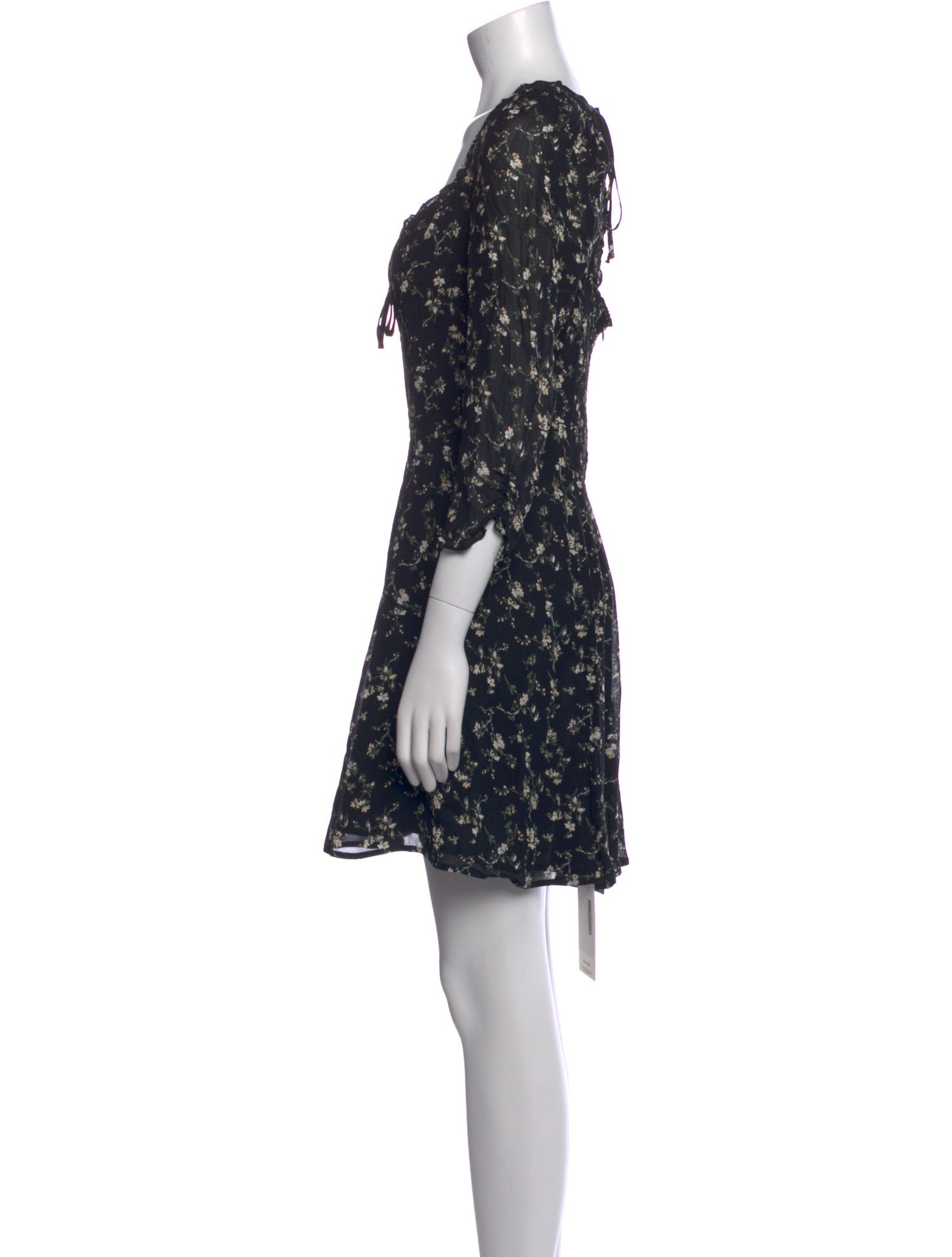 Reformation Floral Print Mini Dress